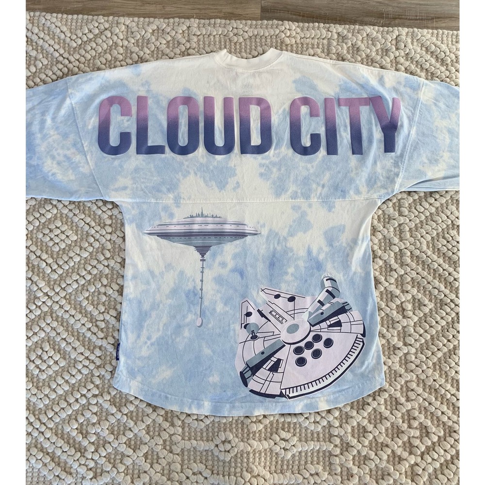 Disney Star Wars Cloud City Spirit Jersey Adult Tie Die Size XS